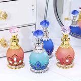 Maxbell Perfume Bottle Gifts Essential Oil Container for Ladies Women and Men Travel Red Crown