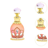 Maxbell Perfume Bottle Gifts Essential Oil Container for Ladies Women and Men Travel Red Crown