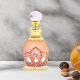 Maxbell Perfume Bottle Gifts Essential Oil Container for Ladies Women and Men Travel Red Crown