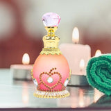 Maxbell Perfume Bottle Gifts Essential Oil Container for Ladies Women and Men Travel Red Leaves