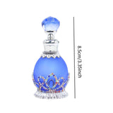 Maxbell Perfume Bottle Gifts Essential Oil Container for Ladies Women and Men Travel Dark Blue