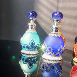 Maxbell Perfume Bottle Gifts Essential Oil Container for Ladies Women and Men Travel Dark Blue