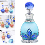 Maxbell Perfume Bottle Gifts Essential Oil Container for Ladies Women and Men Travel Light Blue