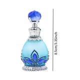 Maxbell Perfume Bottle Gifts Essential Oil Container for Ladies Women and Men Travel Light Blue