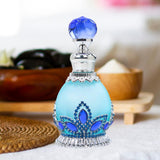 Maxbell Perfume Bottle Gifts Essential Oil Container for Ladies Women and Men Travel Light Blue