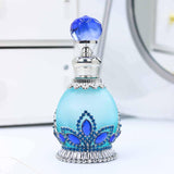 Maxbell Perfume Bottle Gifts Essential Oil Container for Ladies Women and Men Travel Light Blue