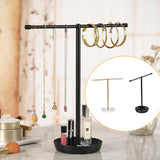 Maxbell Headband Holder Organizer Jewelry Display Stand for Eyeglasses Hairband Desk Black