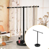 Maxbell Headband Holder Organizer Jewelry Display Stand for Eyeglasses Hairband Desk Black