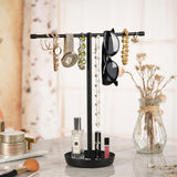 Maxbell Headband Holder Organizer Jewelry Display Stand for Eyeglasses Hairband Desk Black