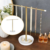 Maxbell Headband Holder Organizer Jewelry Display Stand for Eyeglasses Hairband Desk Gold