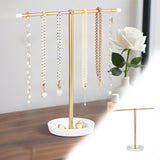 Maxbell Headband Holder Organizer Jewelry Display Stand for Eyeglasses Hairband Desk Gold