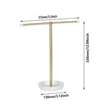 Maxbell Headband Holder Organizer Jewelry Display Stand for Eyeglasses Hairband Desk Gold