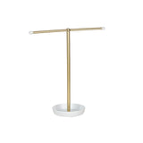 Maxbell Headband Holder Organizer Jewelry Display Stand for Eyeglasses Hairband Desk Gold