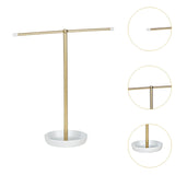 Maxbell Headband Holder Organizer Jewelry Display Stand for Eyeglasses Hairband Desk Gold