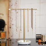 Maxbell Headband Holder Organizer Jewelry Display Stand for Eyeglasses Hairband Desk Gold