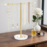 Maxbell Headband Holder Organizer Jewelry Display Stand for Eyeglasses Hairband Desk Gold