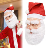 Maxbell Santa Claus Mask Christmas Cosplay Mask for Celebration Game Props Role Play