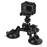 Maxbell Tri-cup Suction Mount w/Ball Head Car Window Mount for GoPro Hero 5 / 4/3+/3 - Aladdin Shoppers