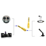 Maxbell Headphone Adapter 6.35 mm Male to 3.5 mm Female Stereo Adapter Plus - Aladdin Shoppers