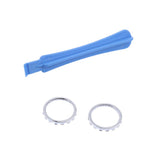 Maxbell High-end Chrome Thumbstick Accent Rings With Teardown Rod Tool for Xbox One Elite Controller Silver - Aladdin Shoppers