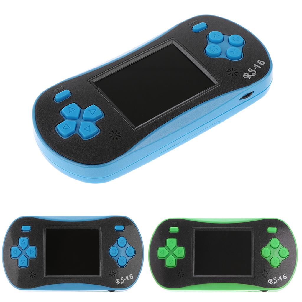 Maxbell Maxbell 2Piece RS-16 2.5" LCD Classic Handheld Video Console w/ 260 Games Blue+Green