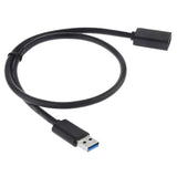 Durable 0.5meter/1.5ft USB 3.0 A Male to A Female Extension Cable Cord for Mouse Keyboard