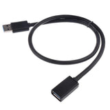 Durable 0.5meter/1.5ft USB 3.0 A Male to A Female Extension Cable Cord for Mouse Keyboard