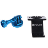 Maxbell Aluminum Motorcycle Fixed Holder Mount Bracket for GoPro Hero 5 4 3 2 Camera Blue - Aladdin Shoppers