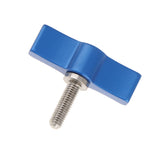 DSLR Camera Adjustable Hand Tightening Screws Aluminum Alloy Handle M5 Screw Blue