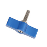 DSLR Camera Adjustable Hand Tightening Screws Aluminum Alloy Handle M5 Screw Blue