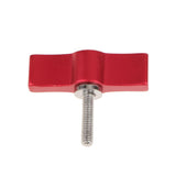 Camera Adjustable Hand Tightening Screws Aluminum Alloy Handle M4 Screw Red