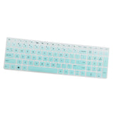 Silicone Desktop Keyboard Skin Cover For HP 15.6 Inch BF Laptop Clear Green