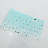 Silicone Desktop Keyboard Skin Cover For HP 15.6 Inch BF Laptop Clear Green