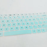 Silicone Desktop Keyboard Skin Cover For HP 15.6 Inch BF Laptop Clear Green