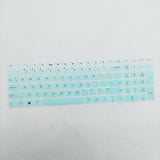 Silicone Desktop Keyboard Skin Cover For HP 15.6 Inch BF Laptop Clear Green