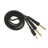Maxbell 3.5mm to Double 6.5mm M/M Adapter Jack Audio Cable 1m - Aladdin Shoppers