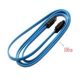 Maxbell 2pcs 1M SATA 3.0 III SATA3 SATAiii High Speed 6GB/s Data Cable Cord Blue