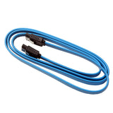 Maxbell 2pcs 1M SATA 3.0 III SATA3 SATAiii High Speed 6GB/s Data Cable Cord Blue