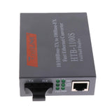 HTB-1100s Fiber Optic Cable Converter SC to Cat.5e RJ45 Duplex Single Mode