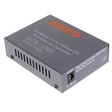 HTB-1100s Fiber Optic Cable Converter SC to Cat.5e RJ45 Duplex Single Mode