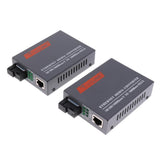 3x100/1000M Gigbit Ethernet to Fiber optic Media Converters SC Singlemode 25KM