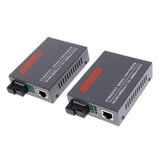 3x100/1000M Gigbit Ethernet to Fiber optic Media Converters SC Singlemode 25KM