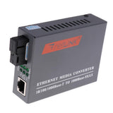 3x100/1000M Gigbit Ethernet to Fiber optic Media Converters SC Singlemode 25KM