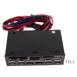 3x 5.25" Optical Drive Multifunctional Dashboard Media USB 3.0 Front Panel