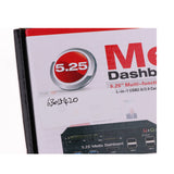 3x 5.25" Optical Drive Multifunctional Dashboard Media USB 3.0 Front Panel