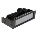 Maxbell Computer Case Fan Temperature Speed Controller with LCD Display Front Panel