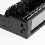Maxbell Computer Case Fan Temperature Speed Controller with LCD Display Front Panel