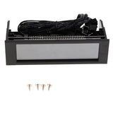 Maxbell Computer Case Fan Temperature Speed Controller with LCD Display Front Panel