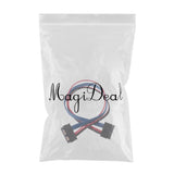 Maxbell 1Pcs SATA Cables Serial ATA 7+6Pin Male to 7+6Pin Female Extension 30cm