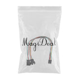 Maxbell PC Fan Power Connector 4pin Female to 2x 4pin Male Splitter Extension Cable